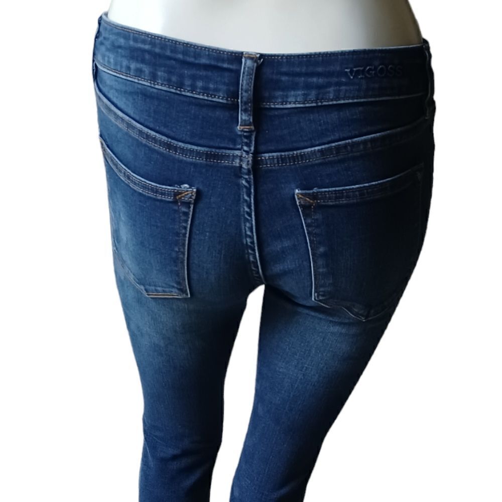 10181...Vigoss Skinny Jeans Size 24, W26" 26"Inseam 7" Rise - Picture 4 of 5